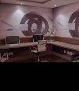 Loft confortável e refinado A