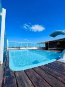 Cobertura Duplex Com Piscina e Vista mar