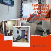 Cabaña en ambiente familiar