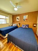 Estúdio moderno com churrasqueira em Olaria