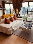 1BR at ThongLor BTS overlooking city with Workspace