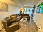 Comfy 1Bdrm den 2Baths with 3 real beds plus parking