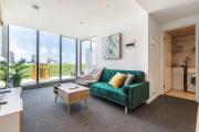 Stylish One-Bedroom Apartment with Southbank and Yarra River Views