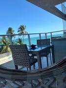 Flat pé na areia do Caribessa