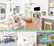 SunBurns by Stay on 30A- Pool, Bikes, Golf Cart