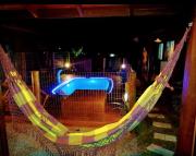 Praia do Rosa SC chalés piscina compartilhada