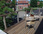 Apartement with terras in Amsterdam Noord