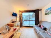 Studio lumineux 4 pers, skis aux pieds, balcon, WIFI - FR-1-267-304