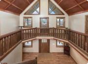 Log Castle and a spring-fed lake