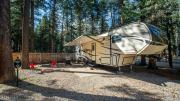 Fully Setup RV for Glamping #27 at Blue Spruce RV Park & Cabins