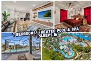 Disney Themed Home with Heated Pool and SPA, COMMUNITY WATERPARK