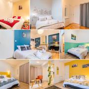 Le Relais de la Poste Roubaix 6ch 6 sdb, 12 pers Centre Fibre