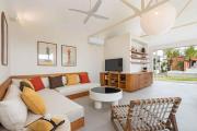 Villa Biro - Stylish 2BR Umalas Villa with AC Living Room & Rice Field Views