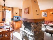 Chalet confortable à Val Thorens, 50m des pistes, 8 pers., cheminée, parking, local à skis - FR-1-637-80