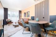 Das Solaris 1 Beach Apartment mit Balkon, hundefreundlich und modern