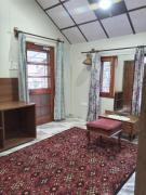 Entire floor with big living space in farmhouse