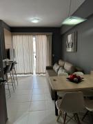 Flat Veredas 305 com ar condicionado sala - 300 metros do Hot Park