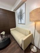 King size bed at Air Residences Condo, Ayala Ave, Makati