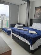 Apart com vista incrível ao lado do Allianz parque e shopping Bourbon - com estacionamento