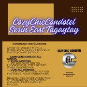 Cozy Chic Condotel Serin East Tagaytay