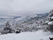 Mountain stone villa, sea & mountain view at 1150m