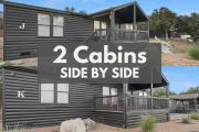 Starlight Horizon 2 Cabins JK - Pet-Friendly Texas Hill Country Cabins Near Canyon Lake - Pool, Stargazing, Sleeps 16