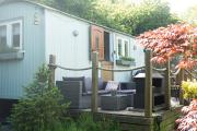 Shepherds Hut with Hot Tub