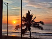 Apartamento aconchegante frente para o mar