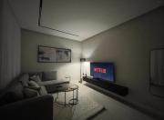 AM Home - living room with one bedroom 7 AM Home - living room with one bedroom 7