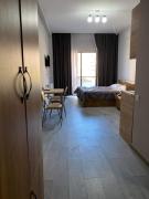 near gondolas in Gudauri