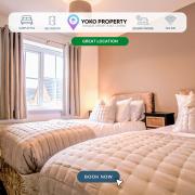 Grange House - Sleeps 6 - Driveway parking, Self-Check-In, Fast Wifi and Sky TV by Yoko Property Grange House - Sleeps 6 - Driveway parking, Self-Check-In, Fast Wifi and Sky TV by Yoko Property