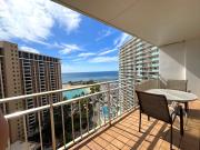 IA1822 Ilikai Apt 1822 Ocean Fireworks view Remodeled 2BR 2BA