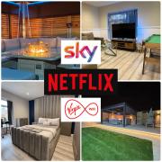 5 Bed Town House With Additional Luxury Hot Tub And Within City Centre And Sleeps Up To 11 With Sky And Netflix