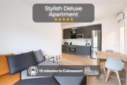 Modern Deluxe 2 Suites Apartment - 15min Colosseum & Metro 5min - AC, Wifi Modern Deluxe 2 Suites Apartment - 15min Colosseum & Metro 5min - AC, Wifi