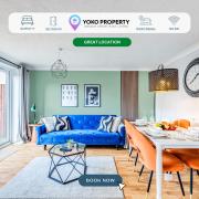 Tattenhoe House with Free Parking, Fast Wifi, Garden and Smart TV by Yoko Property