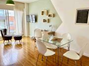 Studio en Palermo Hollywood con balcón y vista a plaza Mafalda