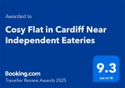 Cosy Flat in Cardiff Near Independent Eateries