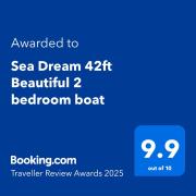 Sea Dream 42ft Beautiful 2 bedroom boat