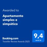 Apartamento simples e simpático Apartamento simples e simpático
