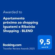 Apartamento próximo ao shopping Iguatemi e Ribeirão Shopping - BLEND