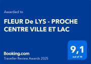 FLEUR De LYS - PROCHE CENTRE VILLE ET LAC
