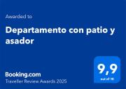 Departamento PB, patio y asador privados - NUEVO SERVICIO Estacionamiento 24hs INCLUIDO, no camioneta- Cerca de hotel Quinto Centenario, Nuevocentro shopping, Hospital Clinicas y Club Universitario Córdoba Sede central