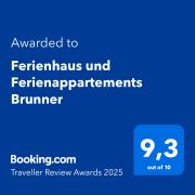 Ferienhaus und Ferienappartements Brunner