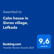 Calm house in Sivros village, Lefkada
