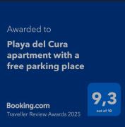 Playa del Cura apartment with a free parking place
