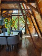 Cabaña de madera privada y romántica