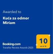Kuća za odmor Miriam Kuća za odmor Miriam
