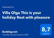 Villa Olga This is your holiday Rest with pleasure Villa Olga This is your holiday Rest with pleasure