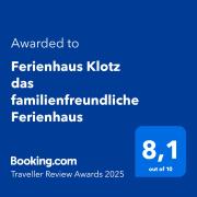 Ferienhaus Klotz das familienfreundliche Ferienhaus