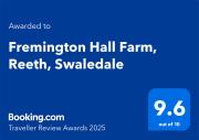 Fremington Hall Farm, Reeth, Swaledale